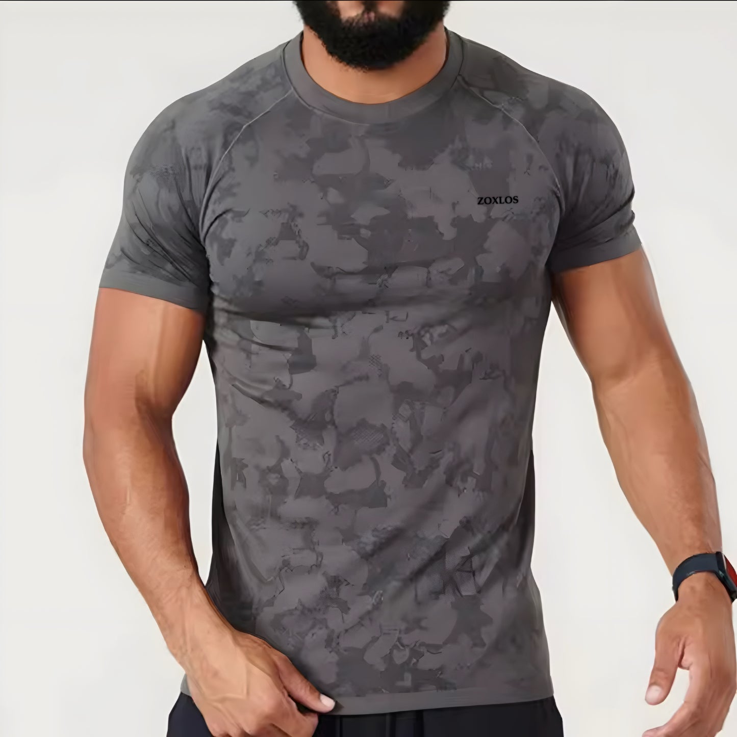 ZOXLOS Men’s Camo Performance T-Shirt